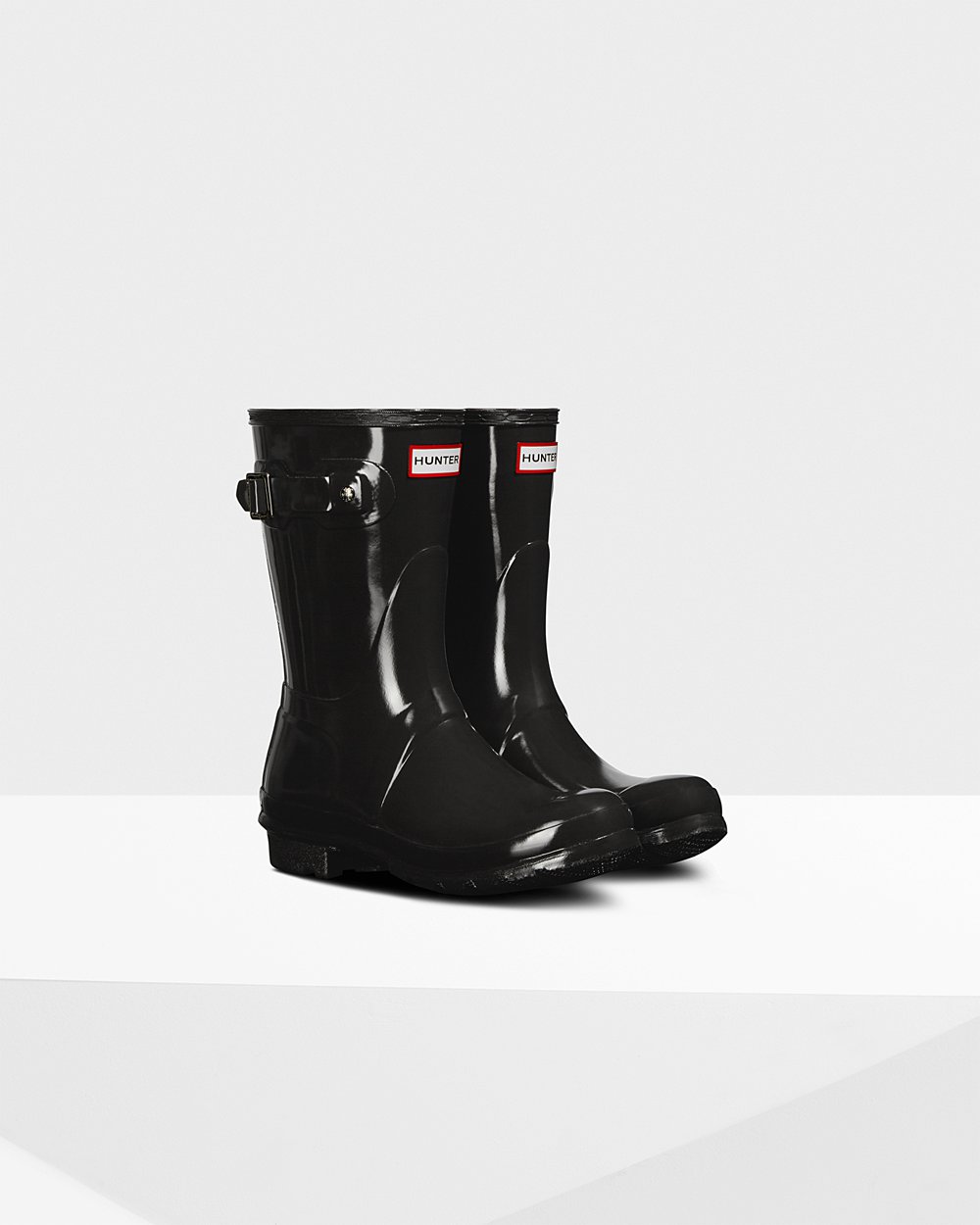 Hunter Mujer Original Gloss - Botas de Lluvia Negras - 972-HGODKZ